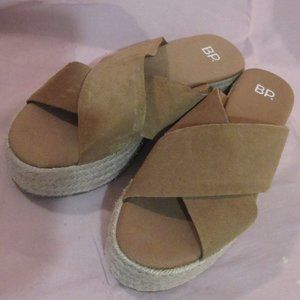 BP Gabby Woven Wedge Sandals